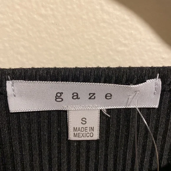 #6. gaze Ruched Short Sleeve Crop Top - Picture 4 of 6